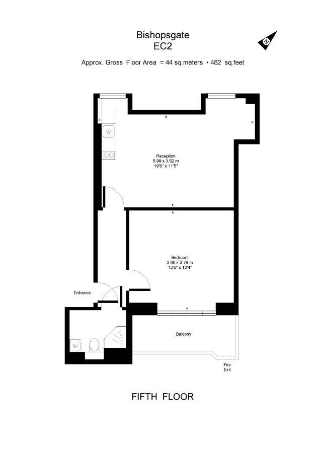 Apartment 5, 48 Bishopsgate By City Living London Kültér fotó